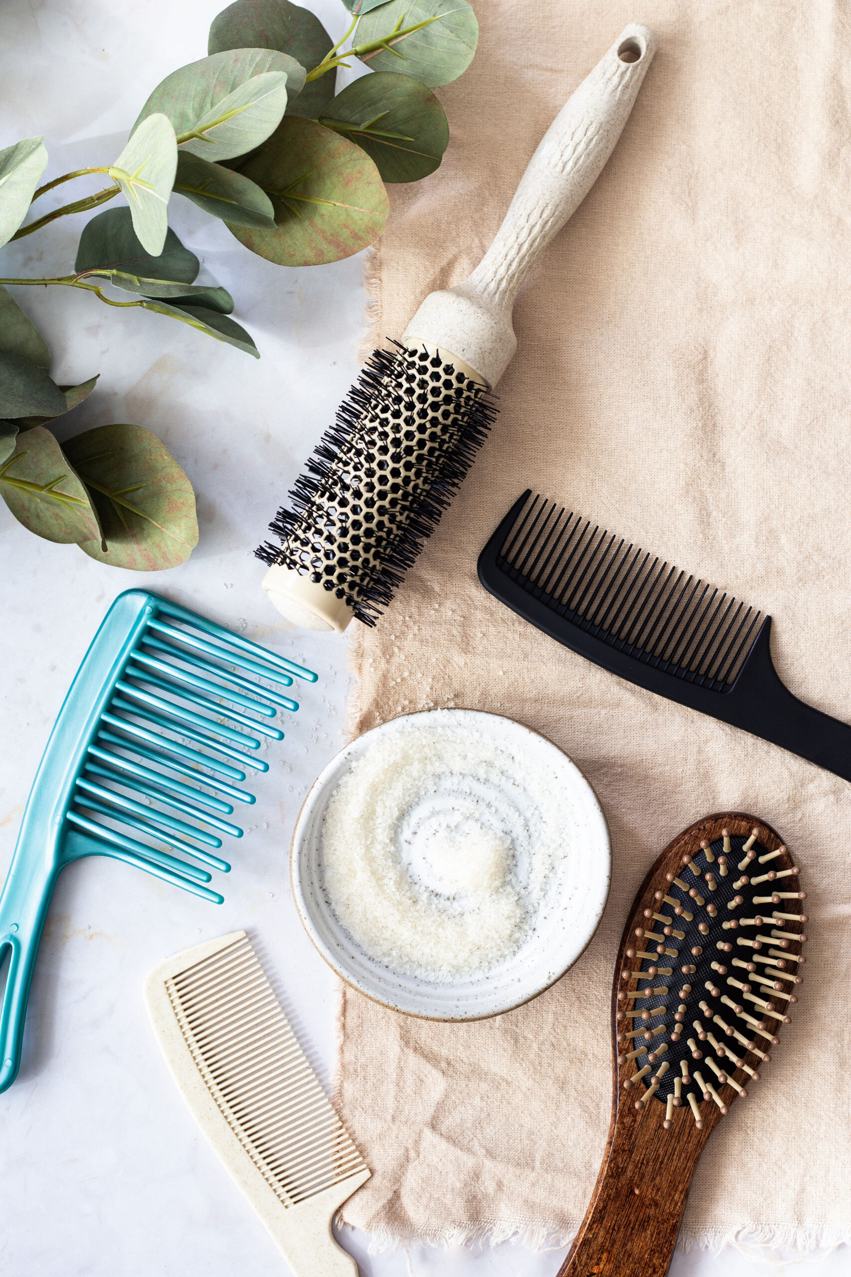 Hair brushes, combs and product